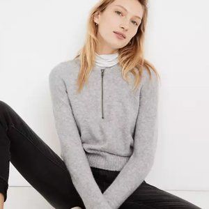 Madewell York Half-Zip Pullover Sweater